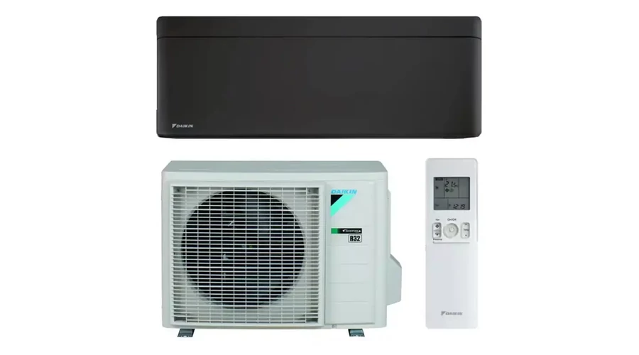 Daikin Stylish Black FTXA35BB-RXA35A oldalfali split klíma szett 3,5 kW, fekete (fűtésre optimalizált)
