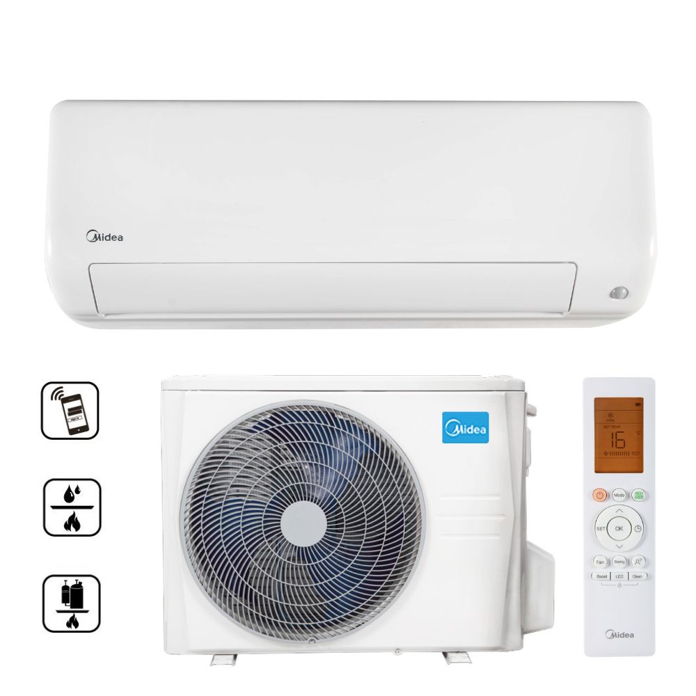 Midea All Easy Pro MEX-12-SP oldalfali split klíma 3,5 kW (fűtésre optimalizált)