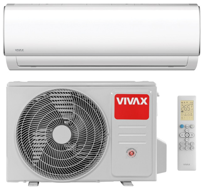 Vivax ACP-09CH25AEMI M-Design 2,6 kW inverteres hűtő-fűtő klíma